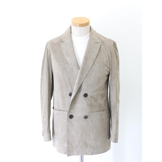 【40％OFF】アルマ ARMA ダブルジャケット/スエード/BRANSON グレージュ arm501402 |  | 01