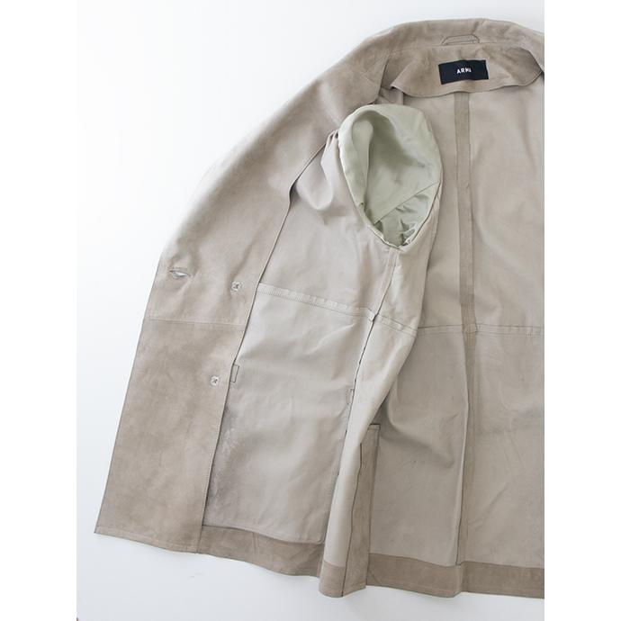 【40％OFF】アルマ ARMA ダブルジャケット/スエード/BRANSON グレージュ arm501402 |  | 07