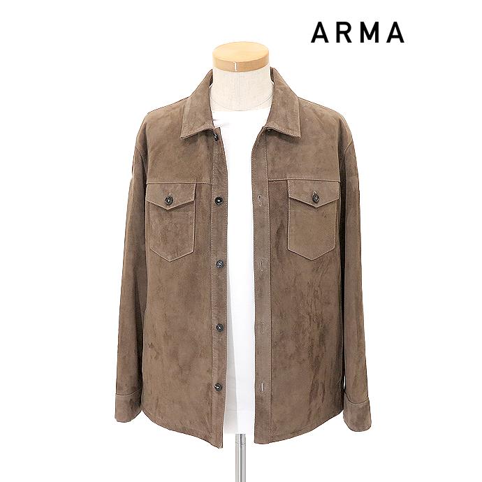 アルマ ARMA ゴートスエードブルゾン ブラウン arm520803 | 