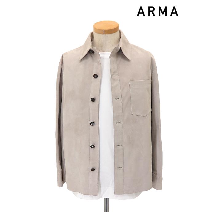 アルマ ARMA ゴートスエードブルゾン ホワイトベージュ arm520805 | 