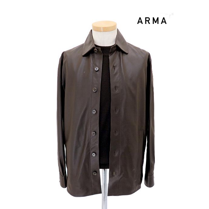 アルマ ARMA シープスキンシャツ/LUSH/ブラウン ブラウン arm521803 | 