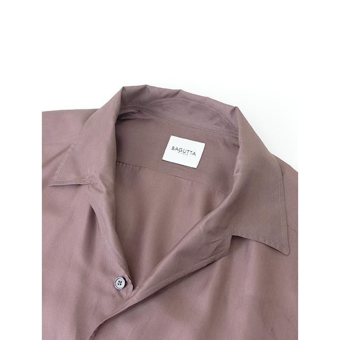 バグッタ Bagutta シルクシャツ/JONNY イタリア製 ピンクブラウン bag480604｜rootweb｜07