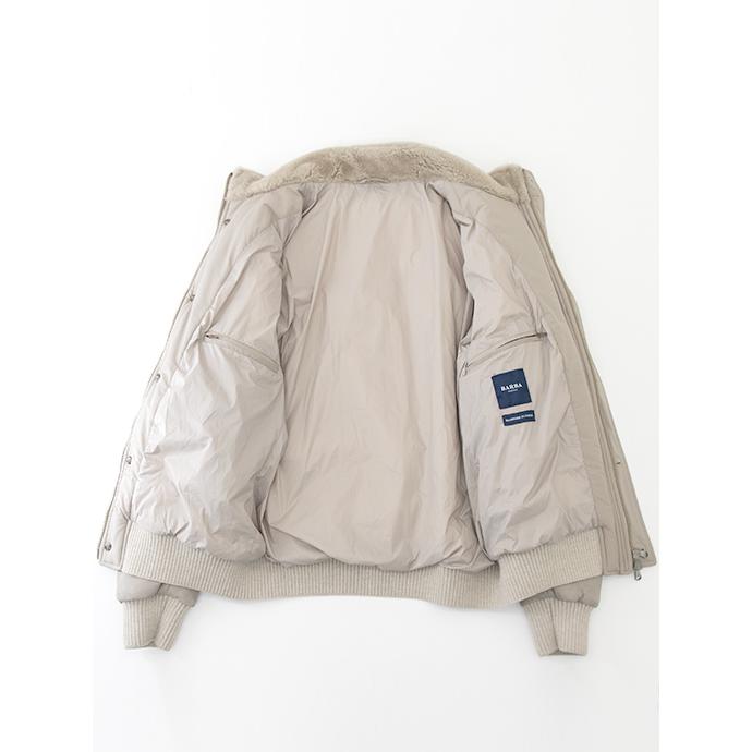 BARBA（バルバ） インサレーションブルゾン/ムートン×スエード×マット