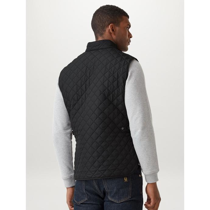 Belstaff ブラック キルティング ベルスタッフ ベスト M BELSTAFF（ベルスタッフ） BELSTAFF/ベルスタッフ/キルティングベスト