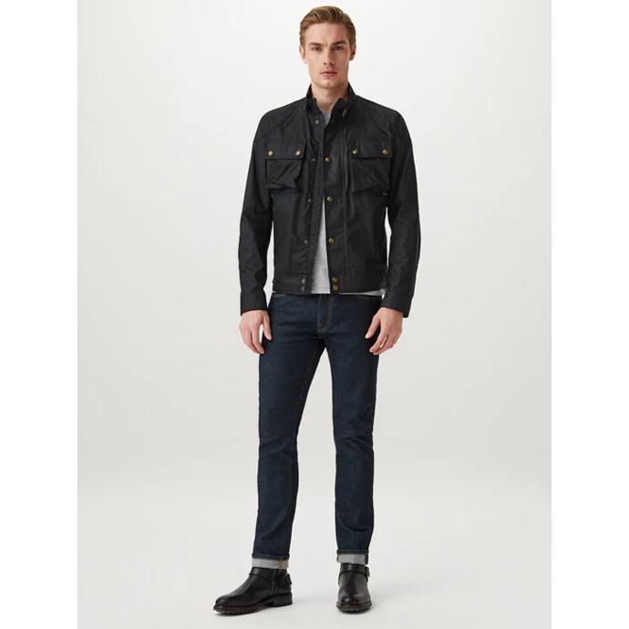 ベルスタッフ・ライダースジャケット／ワックスコットン