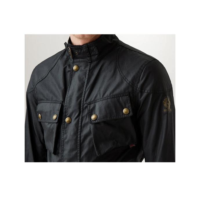 BELSTAFF/ベルスタッフ/TRIALMASTER WAXED JACKET/トライアルマスタージャケット/ワックスコットン/ブラック/bel441807｜rootweb｜04