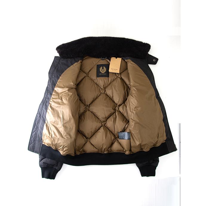 ベルスタッフ BELSTAFF ムートンダウンジャケット/HAWKRIDGE JACKET ブラック bel462001 | BELSTAFF | 07