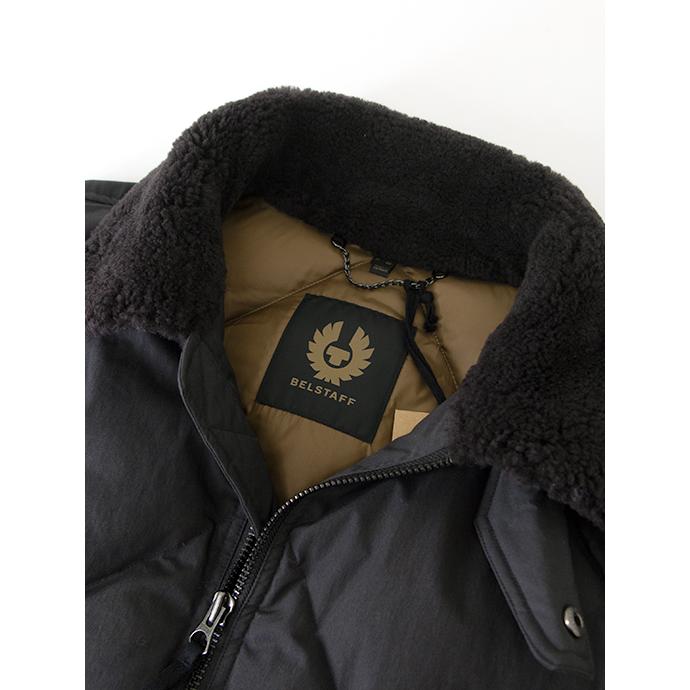 ベルスタッフ BELSTAFF ムートンダウンジャケット/HAWKRIDGE JACKET ブラック bel462001 | BELSTAFF | 08