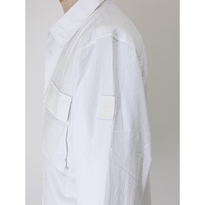 BELSTAFF（ベルスタッフ） オーバーシャツ/ストレッチシアサッカー