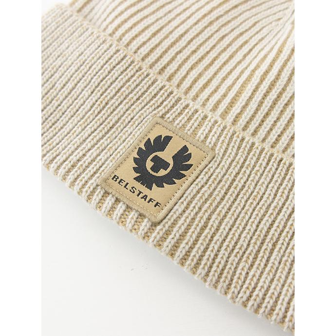 ベルスタッフ BELSTAFF リブ編みニットキャップ/CENTENARY RIB HAT イタリア製 ベージュ bel482011 | BELSTAFF | 01
