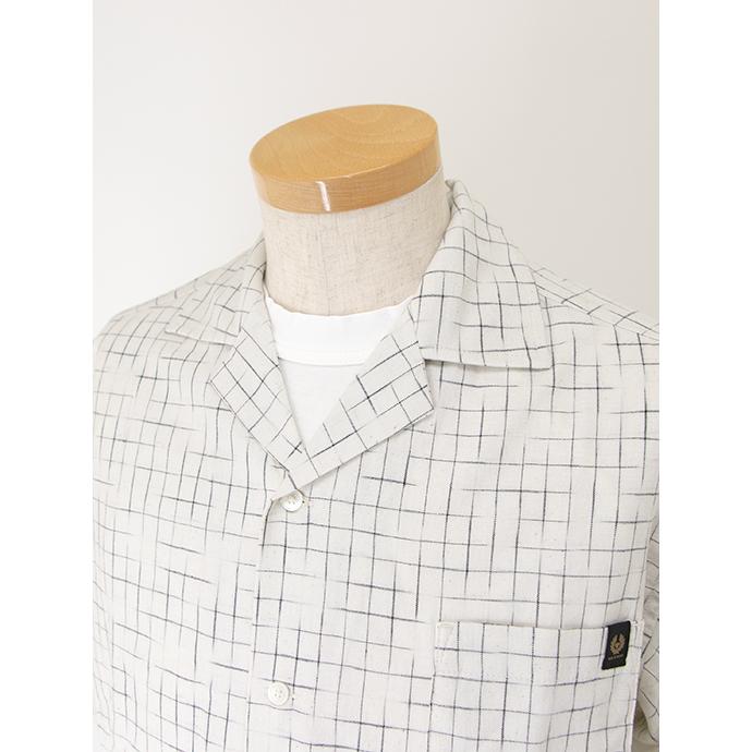 【50％OFF】ベルスタッフ BELSTAFF 半袖シャツ/オープンカラー/ソフトコットン/TIDE SHIRT ナチュラル bel500809 | BELSTAFF | 02