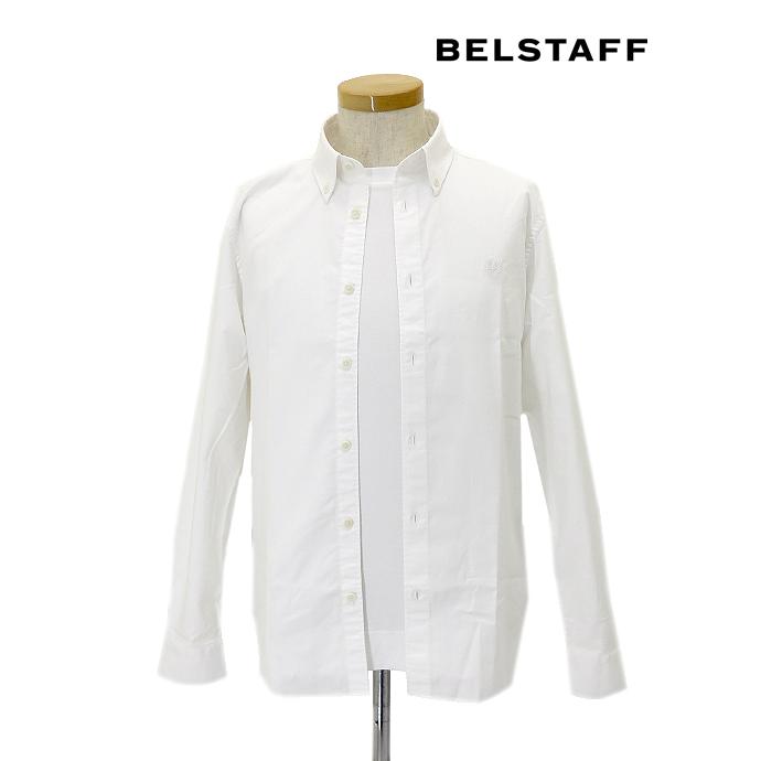 ベルスタッフ BELSTAFF カジュアルシャツ ボタンダウンシャツ ホワイト bel520608 | 