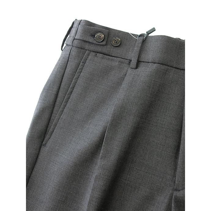 【40％OFF】ベルウィッチ BERWICH 1プリーツシャーリングパンツ/BERTO/ウォッシャブルストレッチソフトウール イタリア製 グレー bew501601 | BERWICH | 03