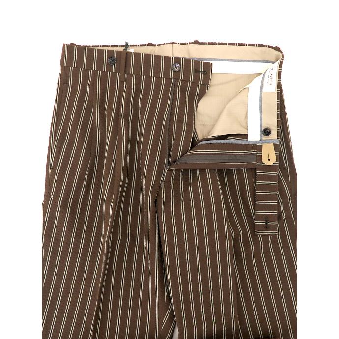 ベルウィッチ BERWICH 2プリーツスラックス イタリア製 ブラウン bew520601 |  | 02