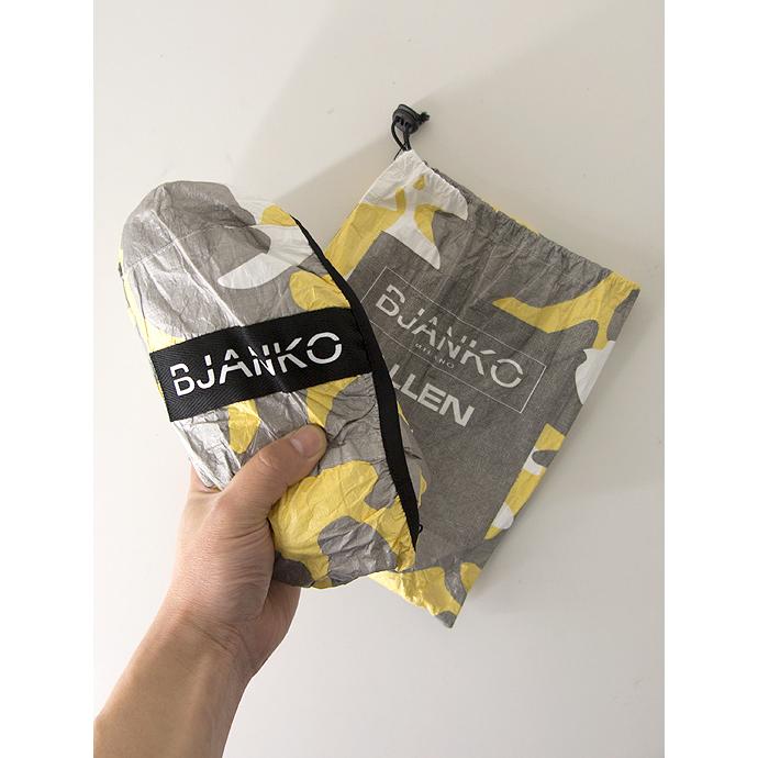 BJANKO MILANO/ビアンコ ミラノ/超軽量パッカブルマウンテンパーカー/タイベック/カモフラージュ/ALLEN/イエロー/bja421001 バンコク限定