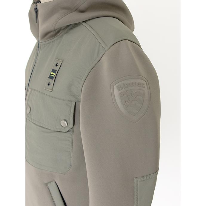 【30％OFF】ブラウアー Blauer ソフトシェルフーディ ミリタリーグリーン bla502004 | Blauer | 04