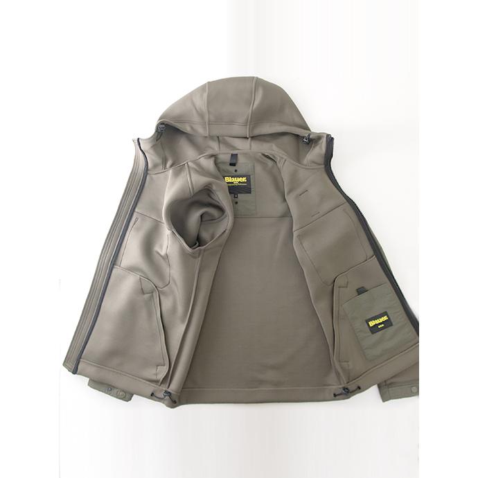 【30％OFF】ブラウアー Blauer ソフトシェルフーディ ミリタリーグリーン bla502004 | Blauer | 07
