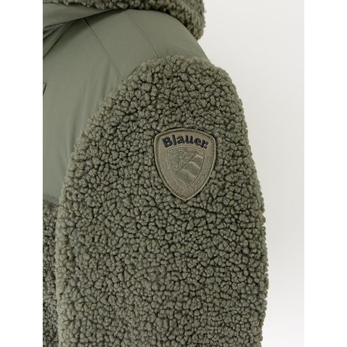 【30％OFF】ブラウアー Blauer ボアフリースフーディ ミリタリーグリーン bla502005 | Blauer | 04