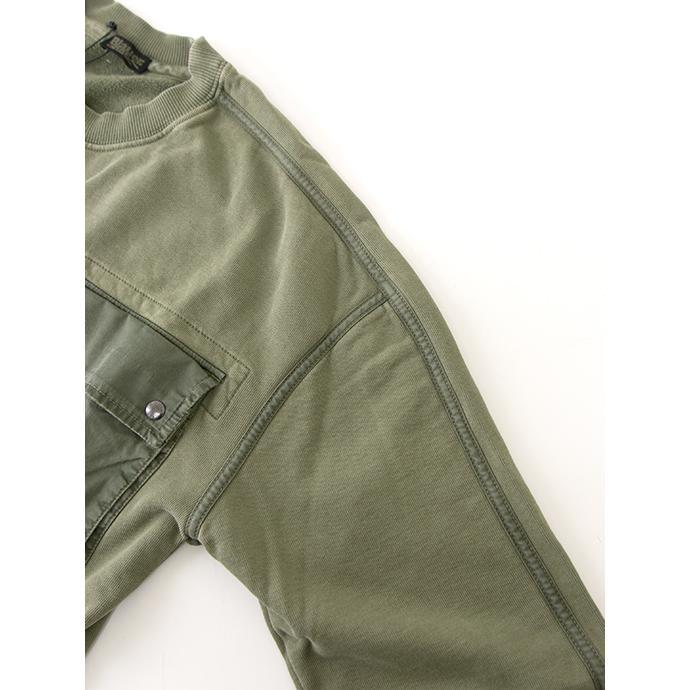 【30％OFF】ブラウアー Blauer スウェット/クルーネック ミリタリーグリーン bla502008 | Blauer | 03