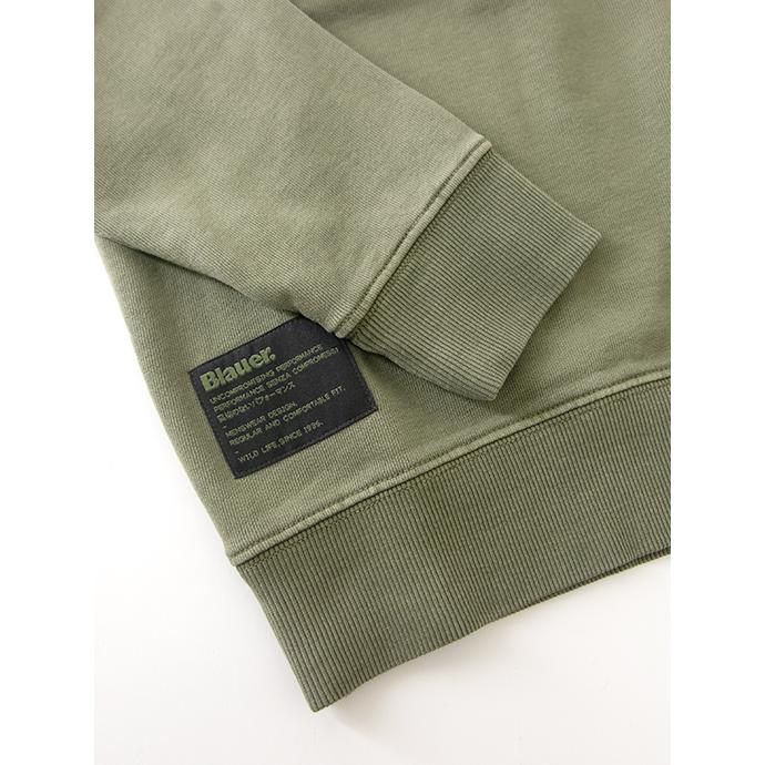 【30％OFF】ブラウアー Blauer スウェット/クルーネック ミリタリーグリーン bla502008 | Blauer | 04