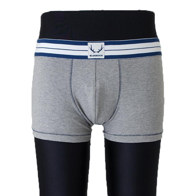 BLUE BUCK/ブルーバック/ボクサーパンツ/オーガニックコットン/グレー/blb461001 | ブランド登録なし | 01