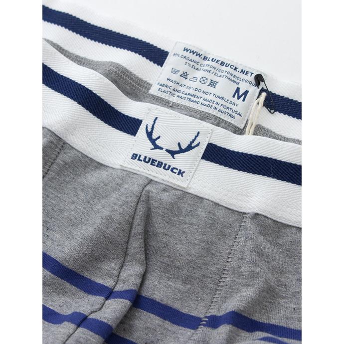 BLUE BUCK/ブルーバック/ボクサーパンツ/オーガニックコットン/グレーボーダー/blb461006 | ブランド登録なし | 02