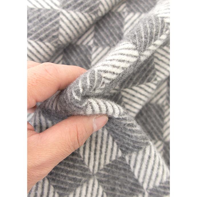 Bottoli/ボットリ/ウールブランケット/ブロックチェック/天然染料/グレー/bot402407 | ブランド登録なし | 04