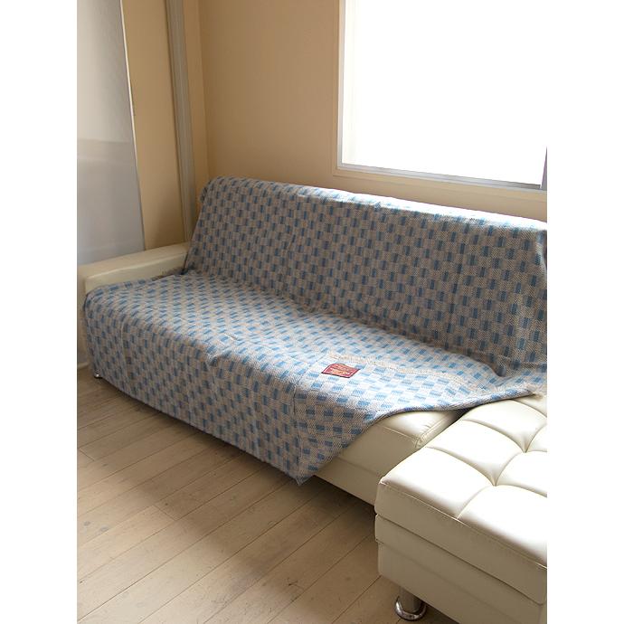 Bottoli/ボットリ/ウールブランケット/パターンドチェック/ブルー/bot420402 | ブランド登録なし