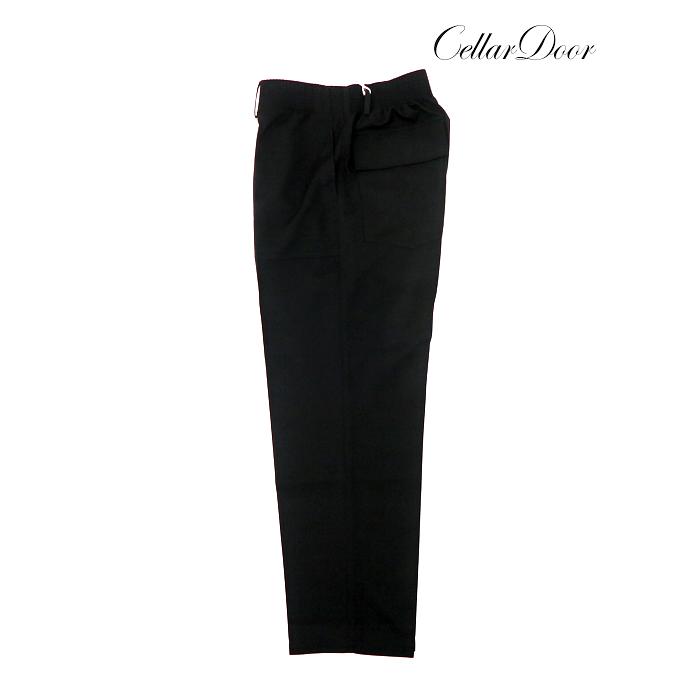 セラードアー Cellar Door イージースラックス イタリア製 ブラック ced520604 | 