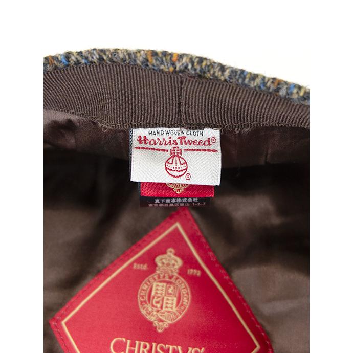 クリスティーズ CHRISTYS’ 8パネルキャスケット/Harrid Tweedチェック柄ツイード チェック chr482001 | CHRISTYS' LONDON | 03