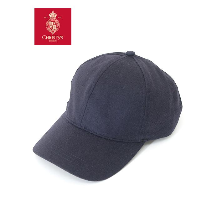 クリスティーズ CHRISTYS’ カシミアブリティッシュボールキャップ ネイビー chr482002 | CHRISTYS' LONDON