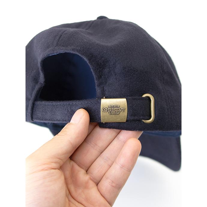 クリスティーズ CHRISTYS’ カシミアブリティッシュボールキャップ ネイビー chr482002 | CHRISTYS' LONDON | 02