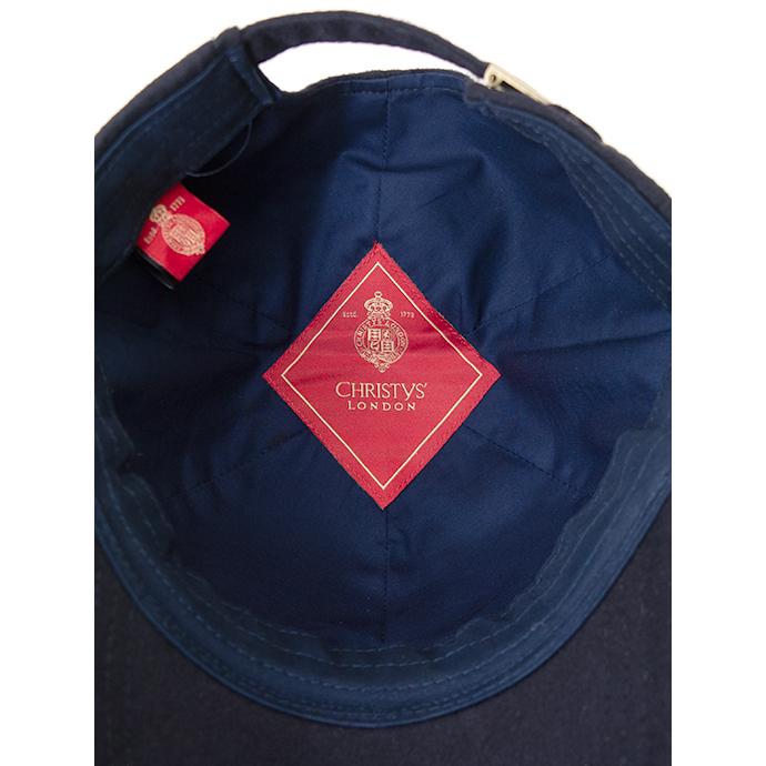 クリスティーズ CHRISTYS’ カシミアブリティッシュボールキャップ ネイビー chr482002 | CHRISTYS' LONDON | 03