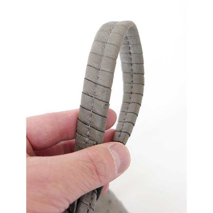 cornelian taurus by daisuke iwanaga コーネリアンタウラス /CWS deformer bag/レザー巾着/オーストリッチ/グレー/cor461001 | cornelian taurus by daisuke iwanaga | 05