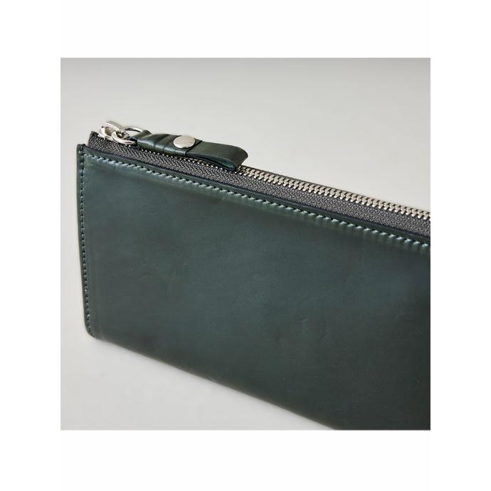 コーネリアンタウラス cornelian taurus by daisuke iwanaga コードバン長財布/tower wallet グリーン cor461602 | cornelian taurus by daisuke iwanaga | 06