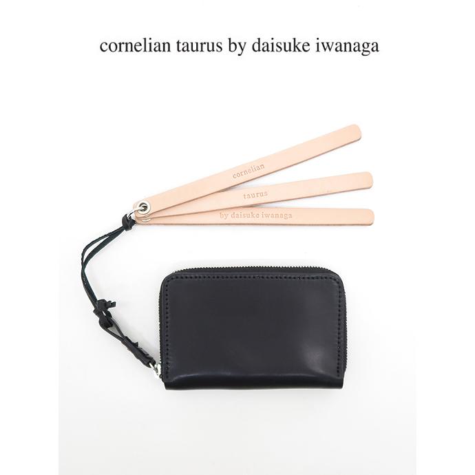 コーネリアンタウラス cornelian taurus by daisuke iwanaga コードバンカードケース/2door card case ブラック cor480602 | cornelian taurus by daisuke iwanaga