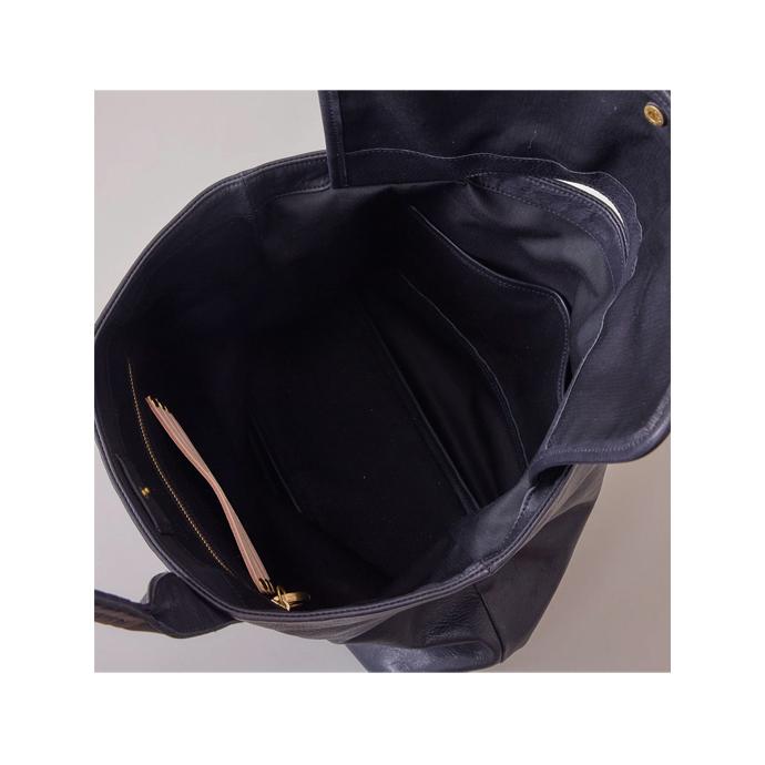 cornelian taurus by daisuke iwanaga コーネリアンタウラス バイ  トートバッグ/2handle tote L 日本製 ネイビー cor481601 | cornelian taurus by daisuke iwanaga | 04