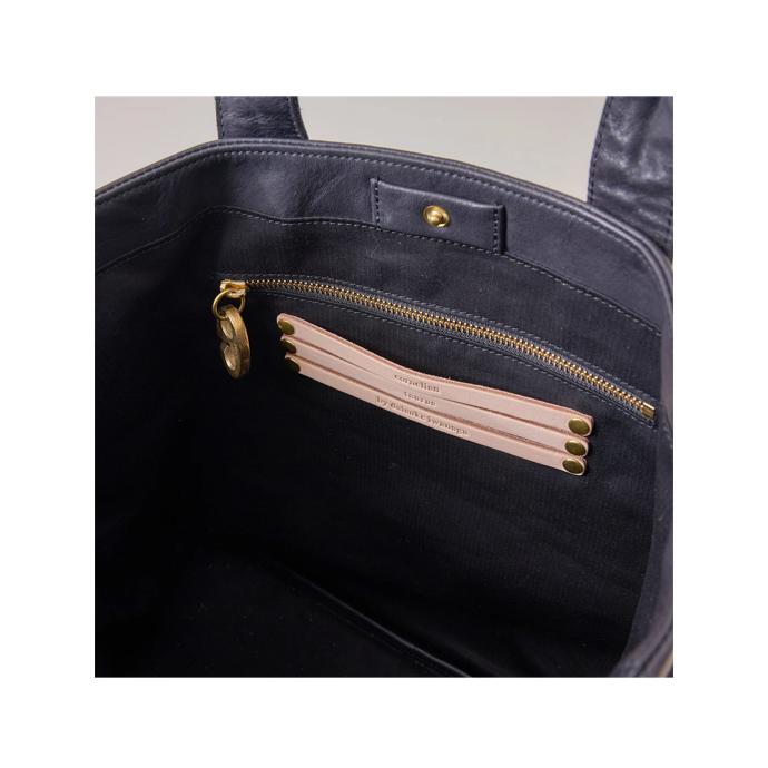 cornelian taurus by daisuke iwanaga コーネリアンタウラス バイ  トートバッグ/2handle tote L 日本製 ネイビー cor481601 | cornelian taurus by daisuke iwanaga | 06