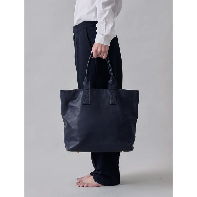 cornelian taurus by daisuke iwanaga コーネリアンタウラス バイ  トートバッグ/2handle tote L 日本製 ネイビー cor481601 | cornelian taurus by daisuke iwanaga | 09