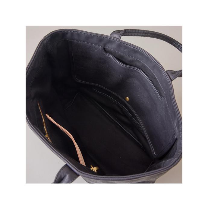 cornelian taurus by daisuke iwanaga コーネリアンタウラス トートバッグ/2handle tote L 日本製 ブラック cor501004 | cornelian taurus by daisuke iwanaga | 06