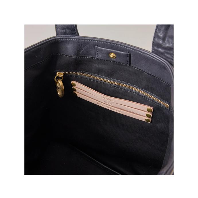 cornelian taurus by daisuke iwanaga コーネリアンタウラス トートバッグ/2handle tote L 日本製 ブラック cor501004 | cornelian taurus by daisuke iwanaga | 07