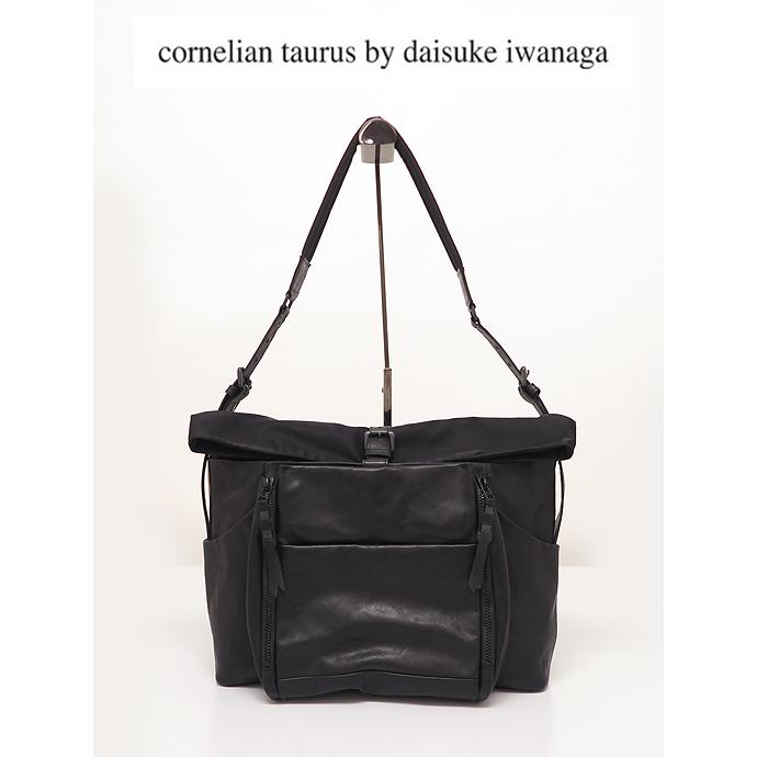 cornelian taurus by daisuke iwanaga コーネリアンタウラス ショルダーバッグ/athletic shoulder 日本製 ブラック cor501210 | cornelian taurus by daisuke iwanaga