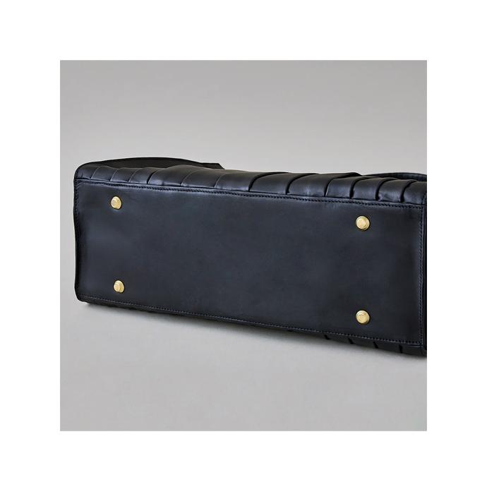 cornelian taurus by daisuke iwanaga コーネリアンタウラス トートバッグ/wave tote L 日本製 ブラック cor520601 | cornelian taurus by daisuke iwanaga | 06