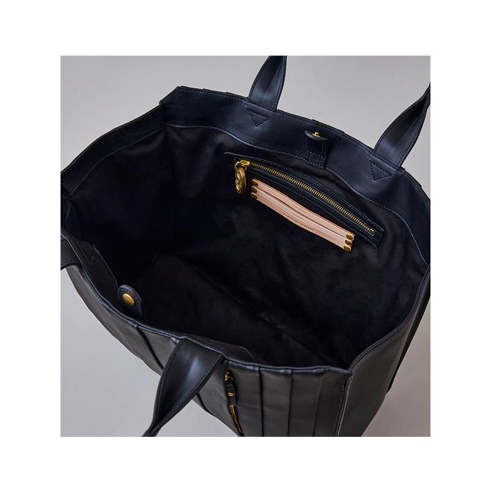 cornelian taurus by daisuke iwanaga コーネリアンタウラス トートバッグ/wave tote L 日本製 ブラック cor520601 | cornelian taurus by daisuke iwanaga | 07