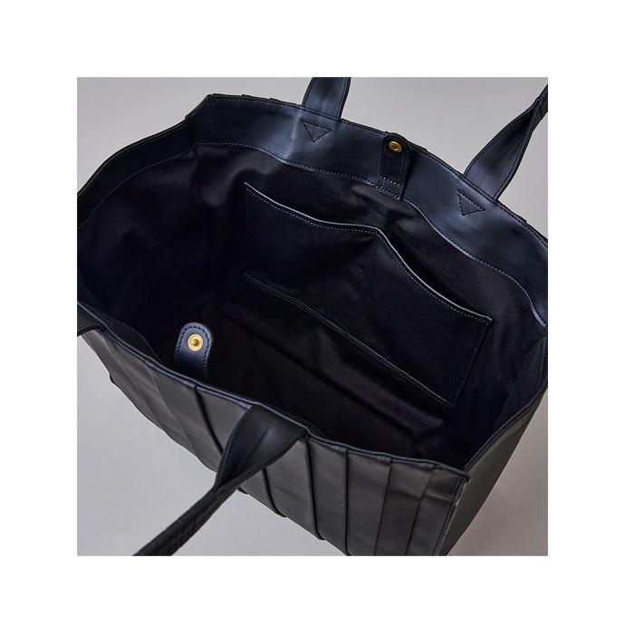 cornelian taurus by daisuke iwanaga コーネリアンタウラス トートバッグ/wave tote L 日本製 ブラック cor520601 | cornelian taurus by daisuke iwanaga | 08