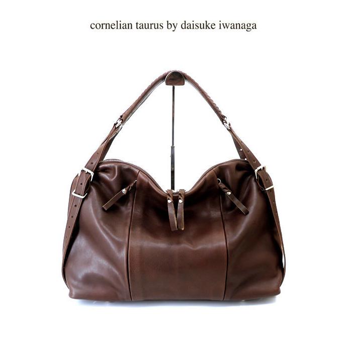 cornelian taurus by daisuke iwanaga トート/ショルダーバッグ/long stone 日本製 ブラウン cor521401 | 