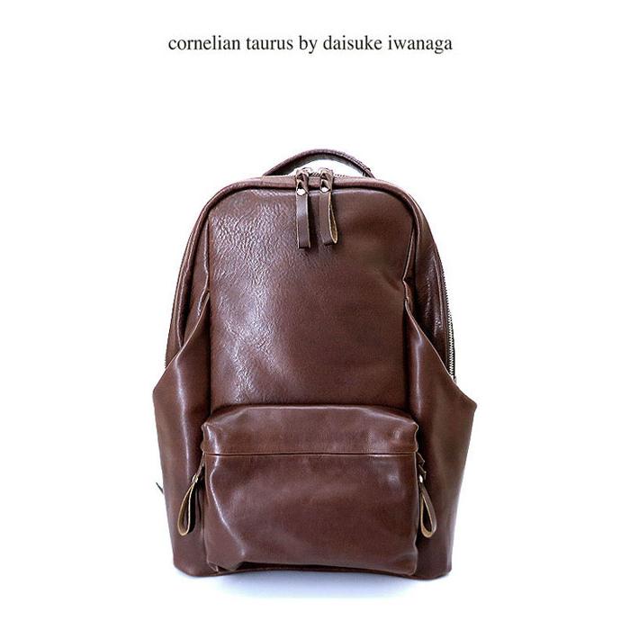 cornelian taurus by daisuke iwanaga コーネリアンタウラス tower RUCK / レザーリュック 日本製 ブラウン cor521601 | 