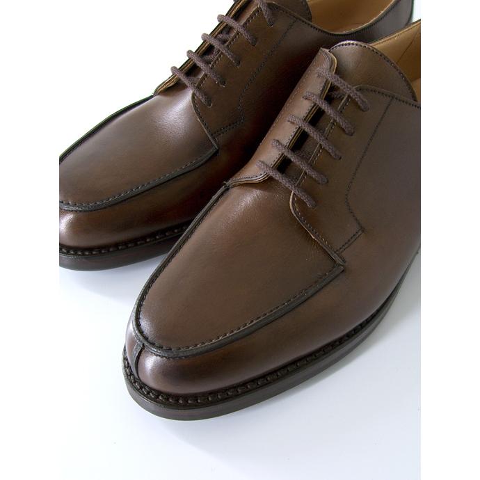 Crockett&Jones/クロケット＆ジョーンズ/Uチップシューズ/MORETON/モールトン/Ridgeway  sole/ダークブラウン/cro420601