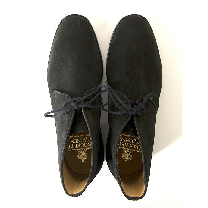 Crockett&Jones/クロケット＆ジョーンズ/スエードチャッカブーツ/CHERTSEY/ダイナイトソール/ブラック/cro420801 | CROCKETT&JONES | 01