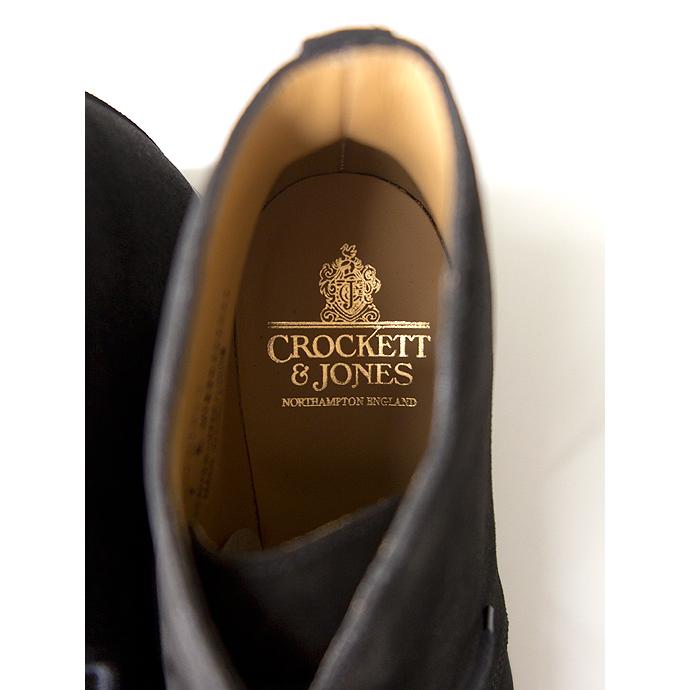 Crockett&Jones/クロケット＆ジョーンズ/スエードチャッカブーツ/CHERTSEY/ダイナイトソール/ブラック/cro420801 | CROCKETT&JONES | 05